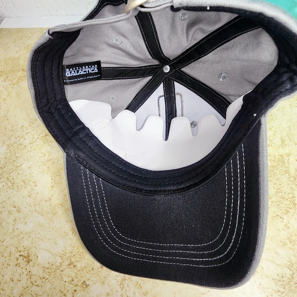 Battlestar Galactica Loot Crate Cylon Adjustable Hat Gray Strap Back Cap - Picture 6 of 8